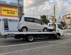 キャンター　都筑区　積載車