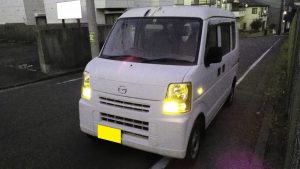 横浜市　スクラムバン　廃車