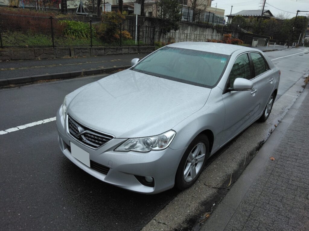 横浜市　マークX　廃車