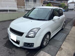 取手市　スイフトスポーツ　廃車