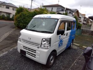 東京都　東村山市　スクラムバン　廃車