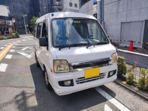 東京都　世田谷区　サンバー　廃車