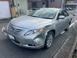 横浜市　トヨタ　カムリ　廃車