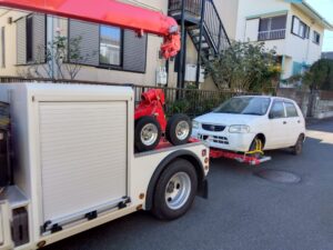 神奈川県　藤沢市　アルト　廃車