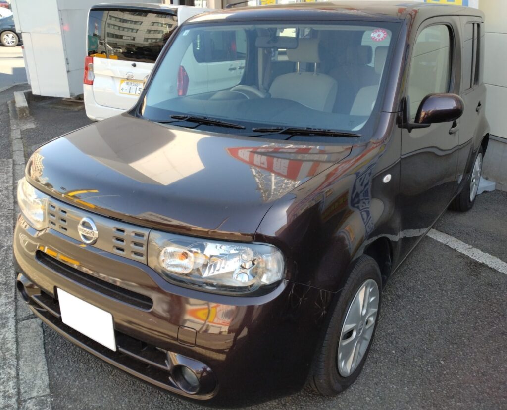 キューブ　廃車　横浜市都筑区