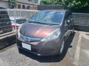 千葉県　浦安市　ホンダ　フィットハイブリッド　廃車