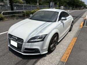 品川区　アウディTTSクーペ　廃車