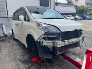 横浜市都筑区　ステップワゴン　廃車