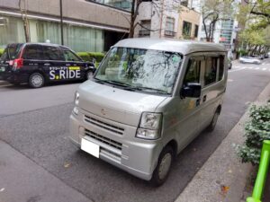 東京都中央区　エブリィ　廃車