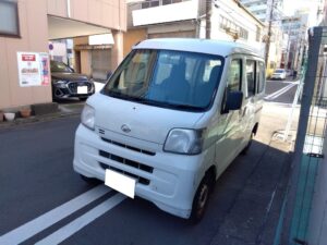 横浜市西区　ハイゼットカーゴ　廃車