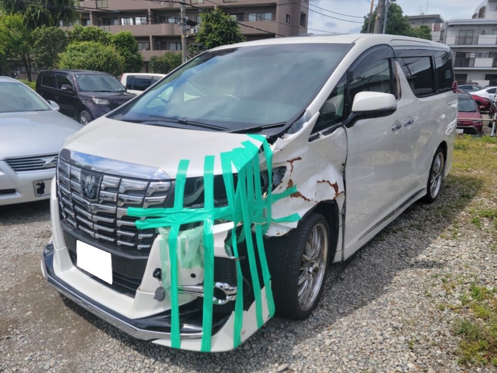 トヨタアルファード 廃車買取 事故車 ディーラー引取