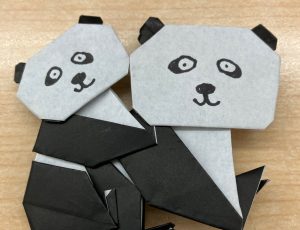 折り紙　パンダ