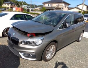 神奈川県　伊勢原市　BMW　冠水　廃車