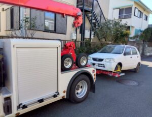 神奈川県　藤沢市　アルト　廃車