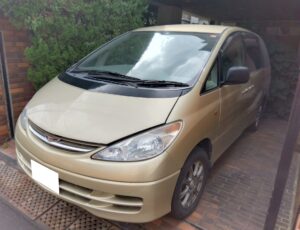 渋谷区　エスティマ　廃車
