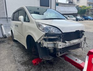 横浜市都筑区　ステップワゴン　廃車