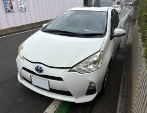 トヨタ　アクア　埼玉県　所沢市　廃車