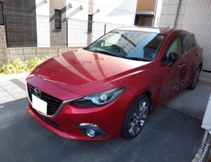 練馬区　アクセラスポーツ　廃車