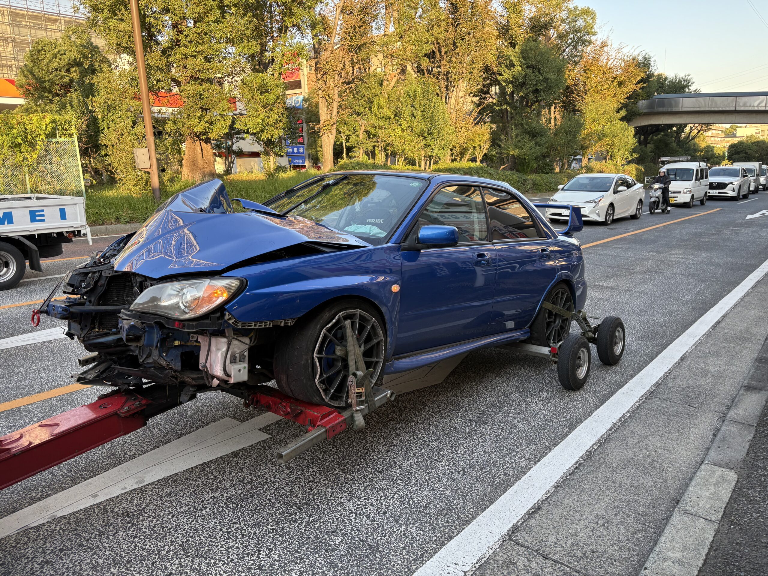 インプレッサ　事故車　廃車　横浜市　買取