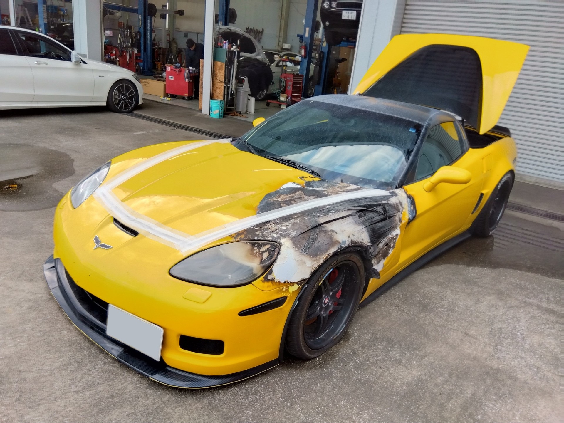 シボレー　コルベット　廃車　千葉　買取事例