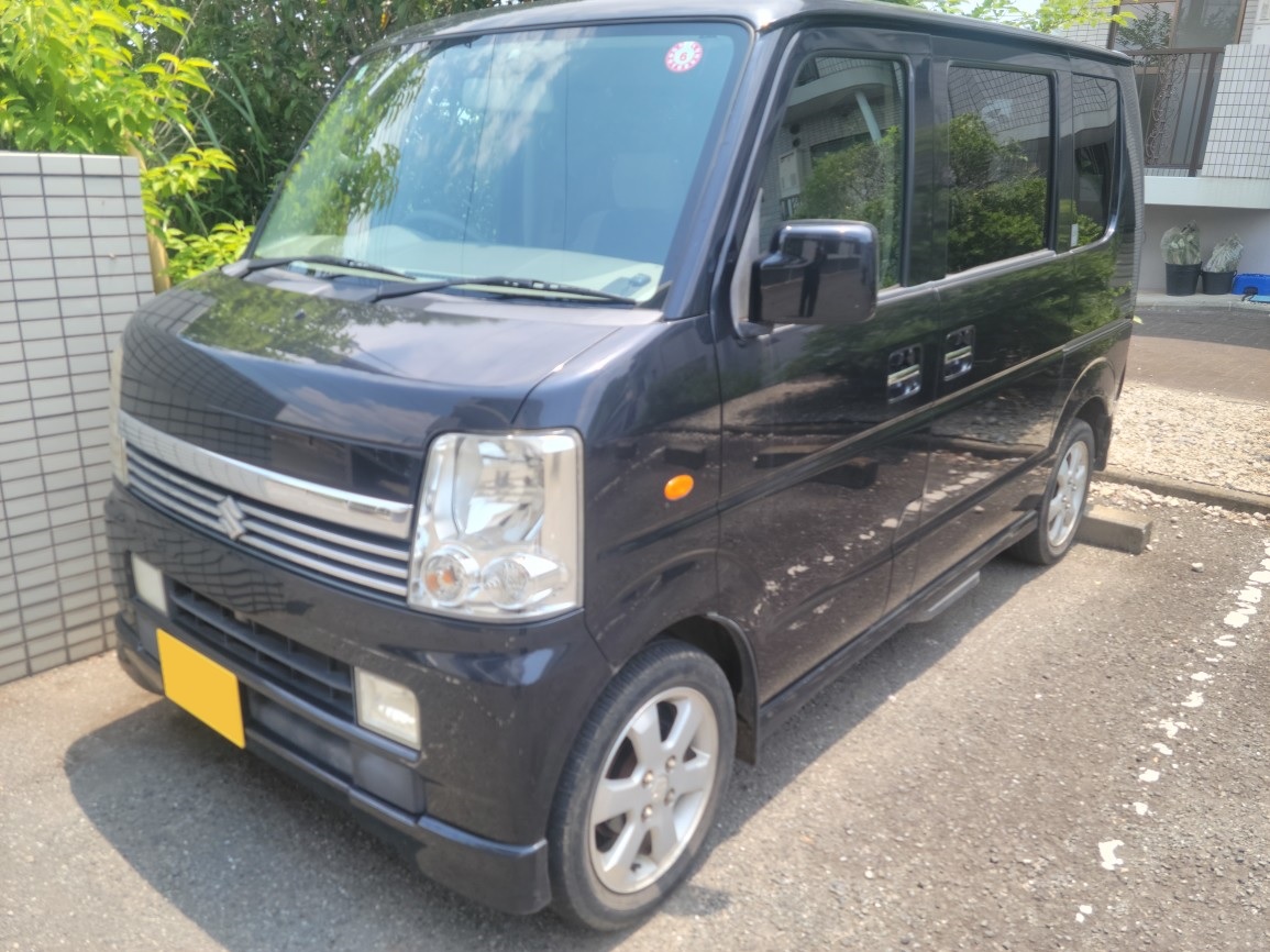 エブリィワゴン　廃車　山梨県　大月市