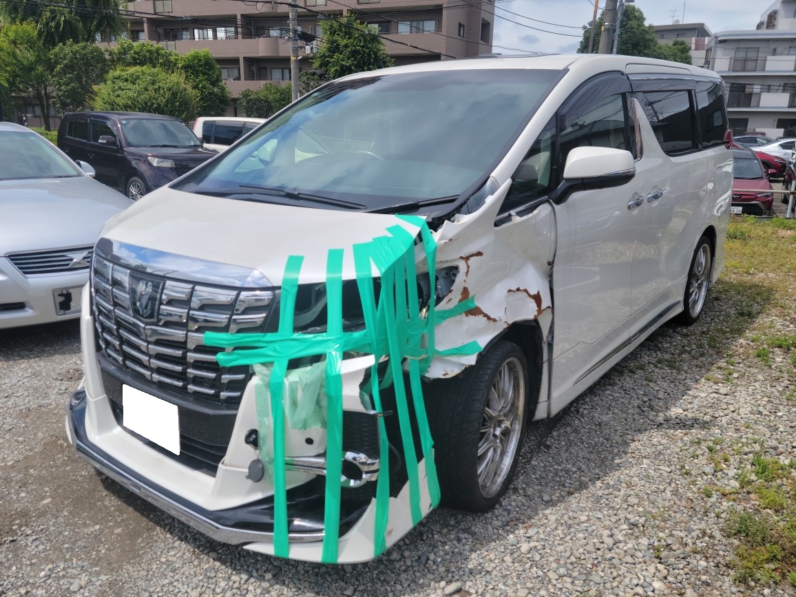 アルファード　廃車　事故車　東京都　豊島区
