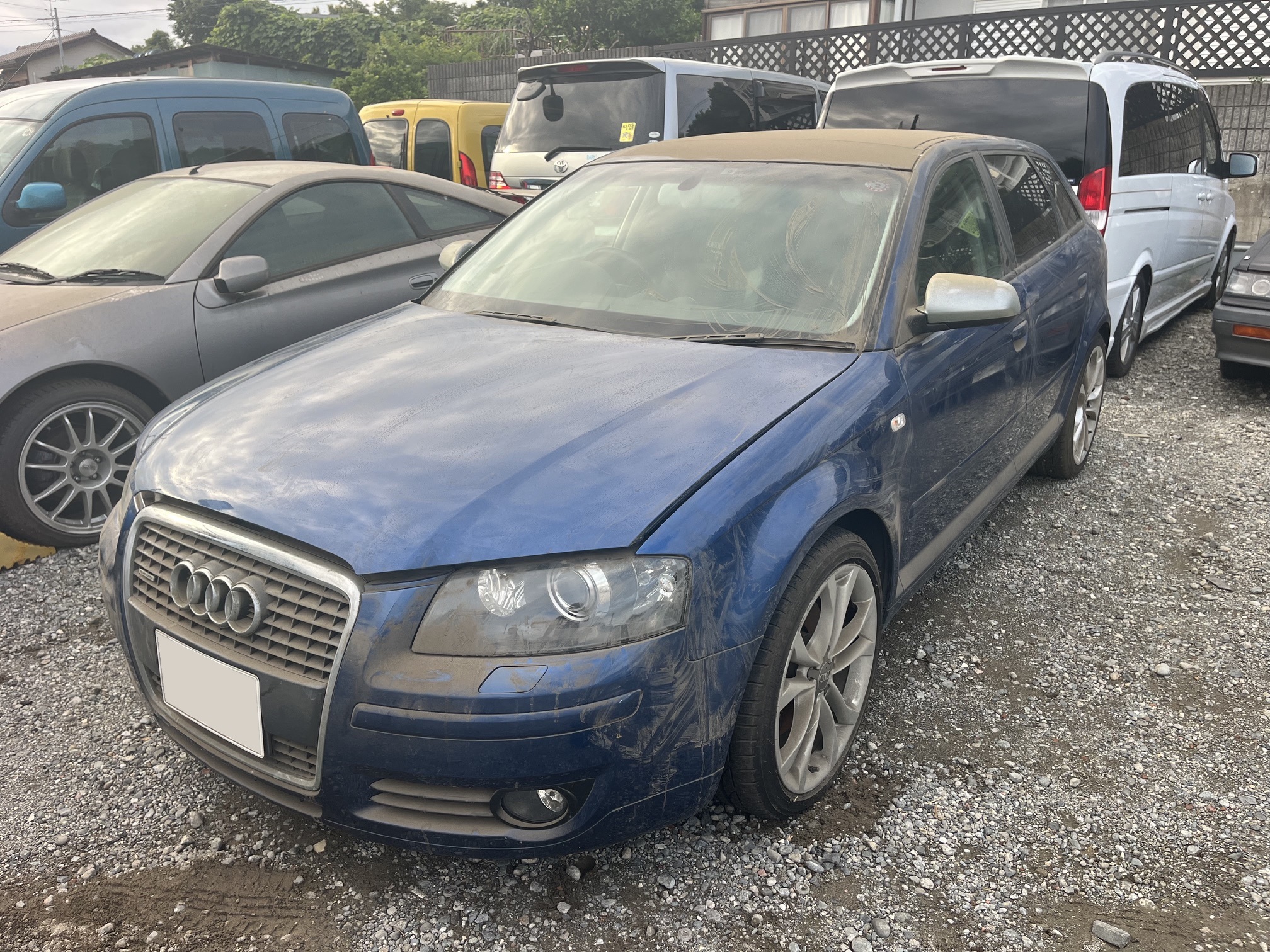 アウディ　Ａ３スポーツバック　廃車　栃木県　鹿野市